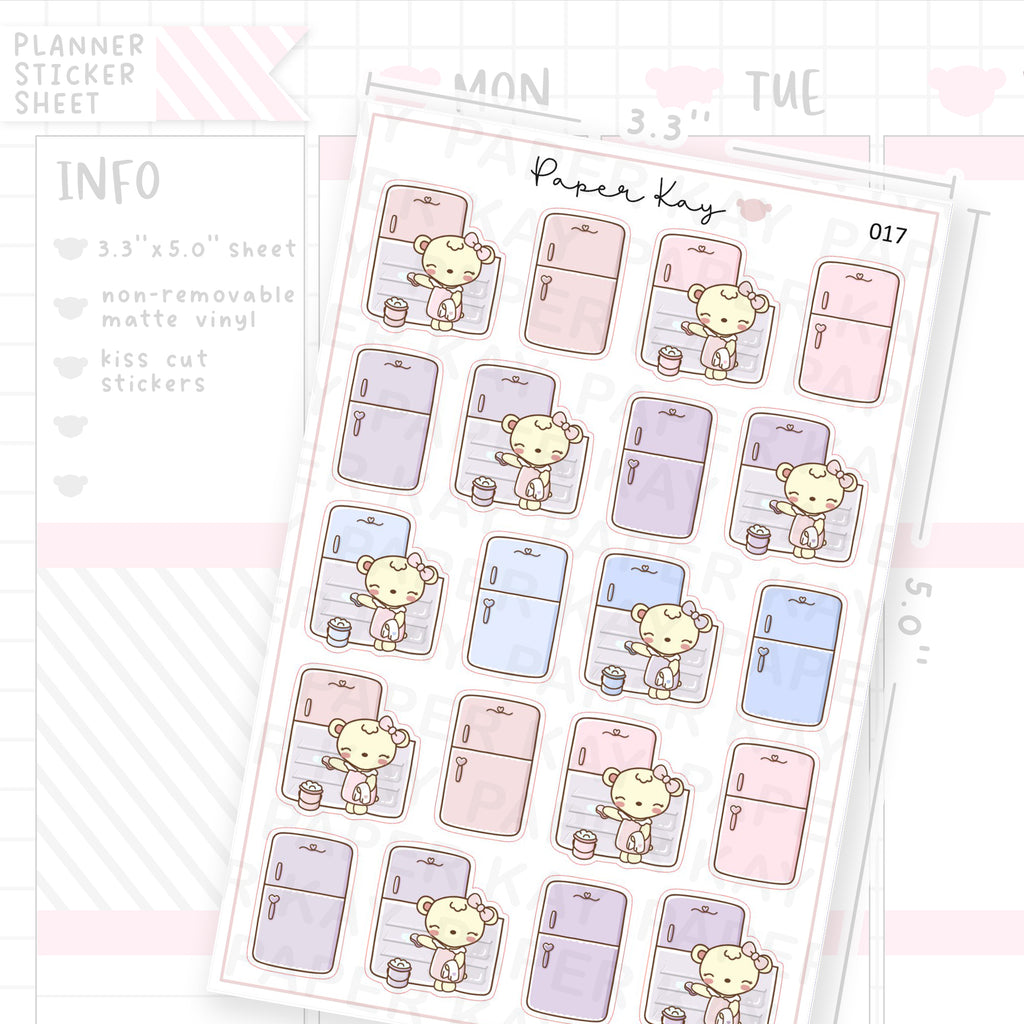 Fridge Sticker Sheet