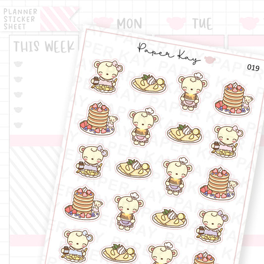 Pancake Sticker Sheet