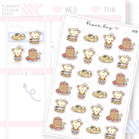 Pancake Sticker Sheet