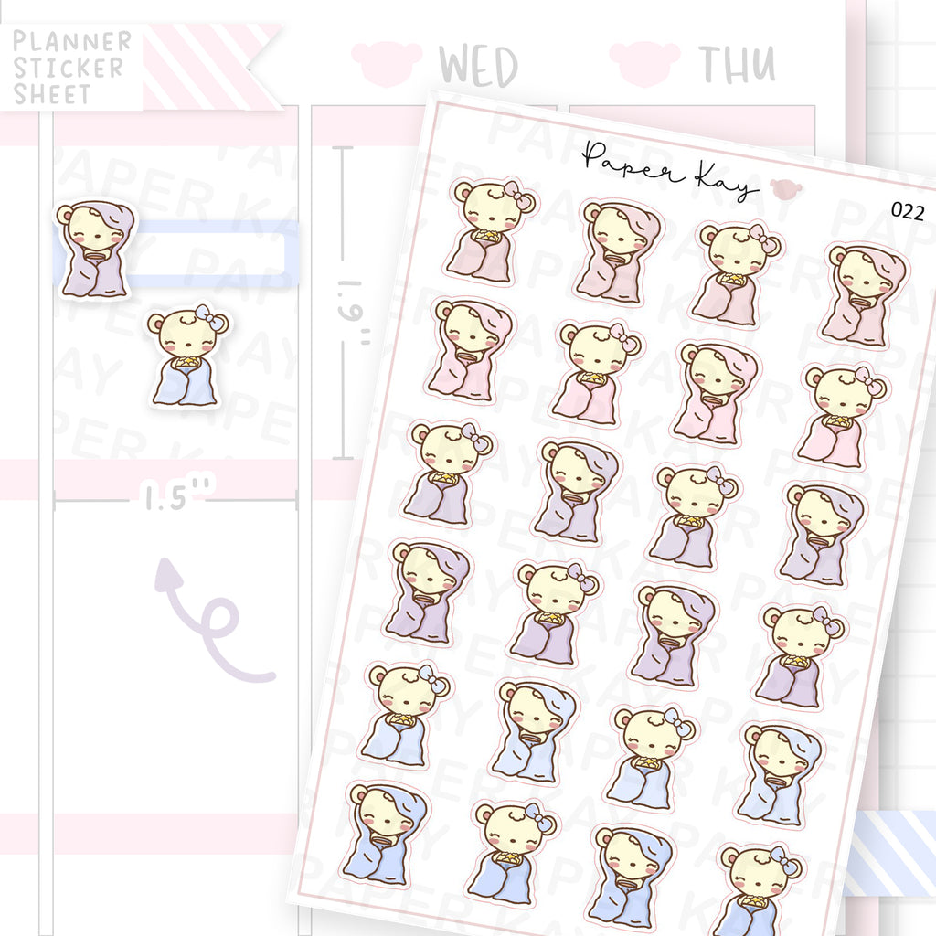 Cosy Snacking Sticker Sheet