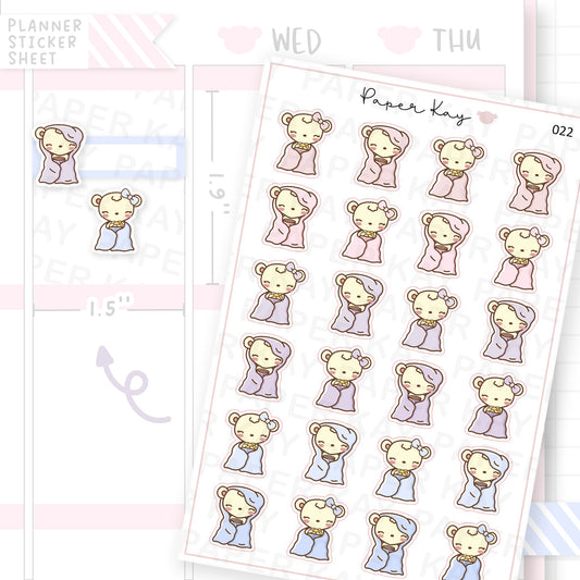 Cosy Snacking Sticker Sheet