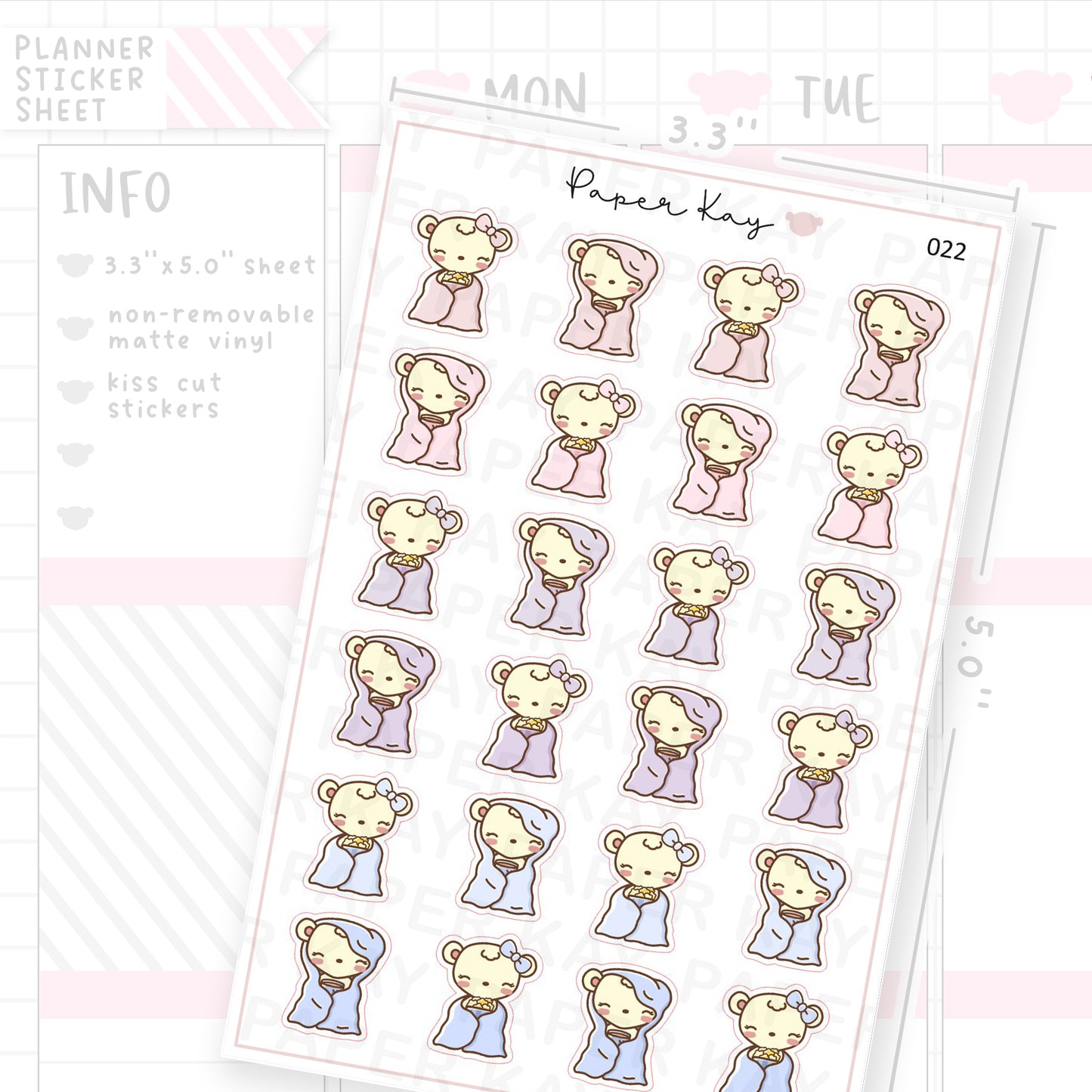 Cosy Snacking Sticker Sheet