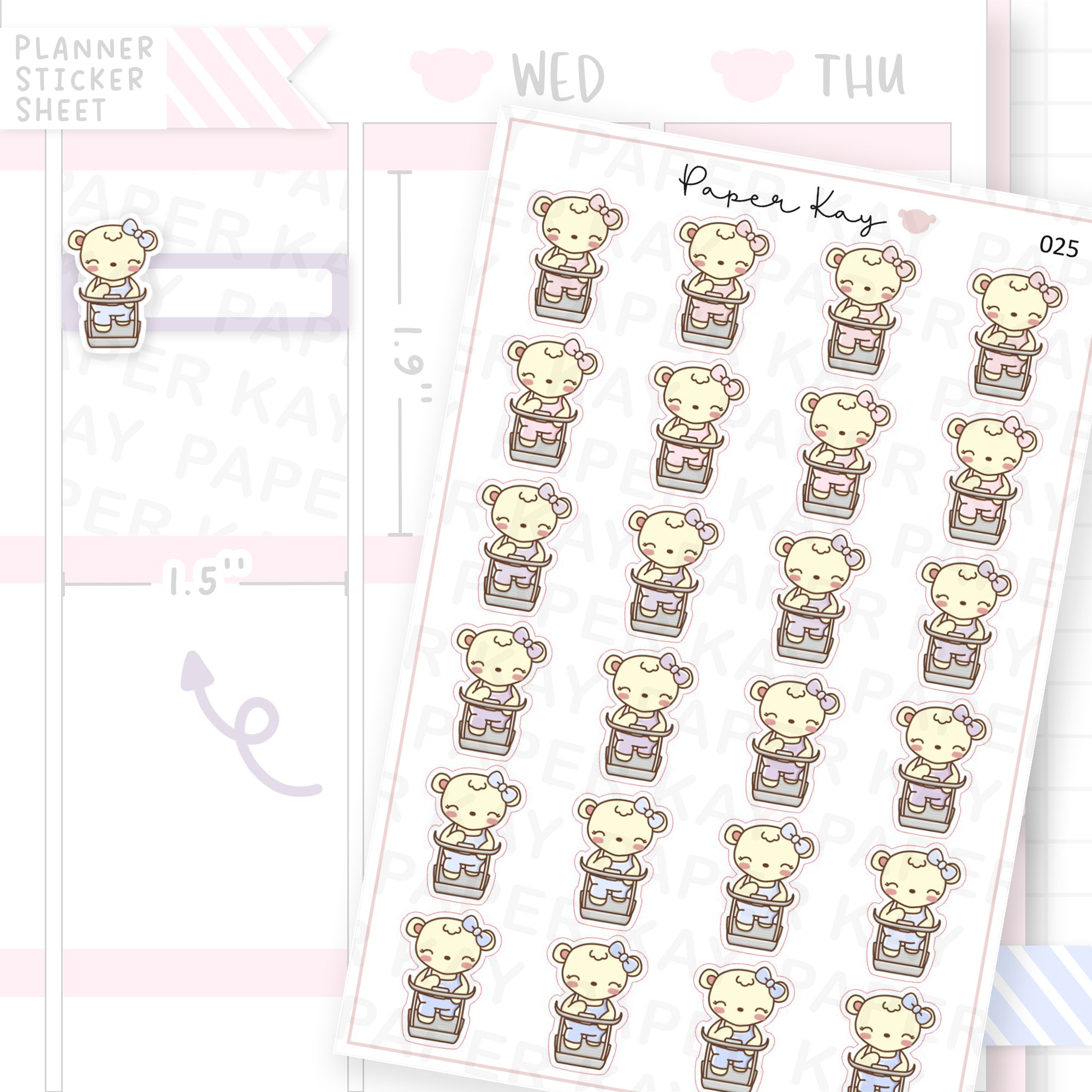 Treadmill Sticker Sheet