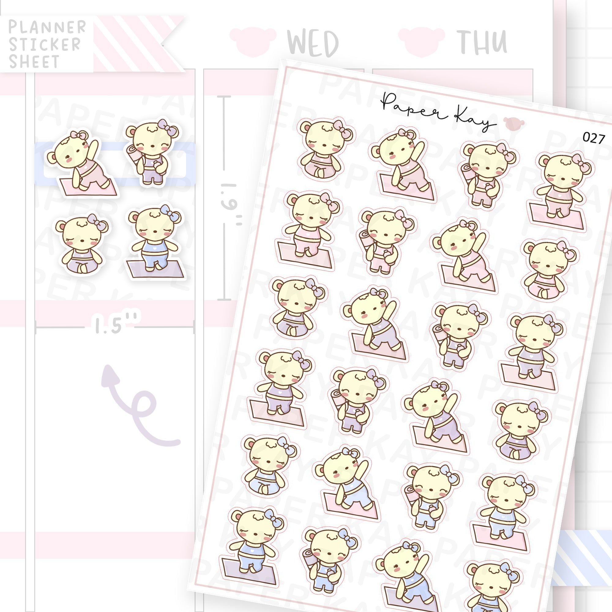 Yoga Sticker Sheet