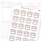 Bathroom Scale Sticker Sheet