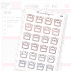 Bathroom Scale Sticker Sheet