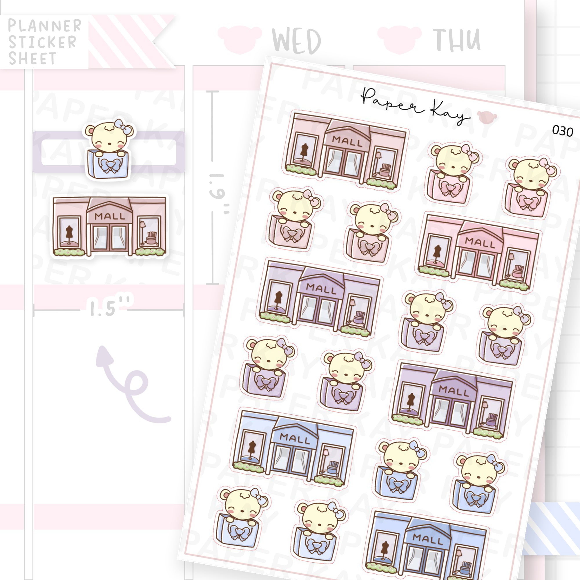 Shopping Sticker Sheet