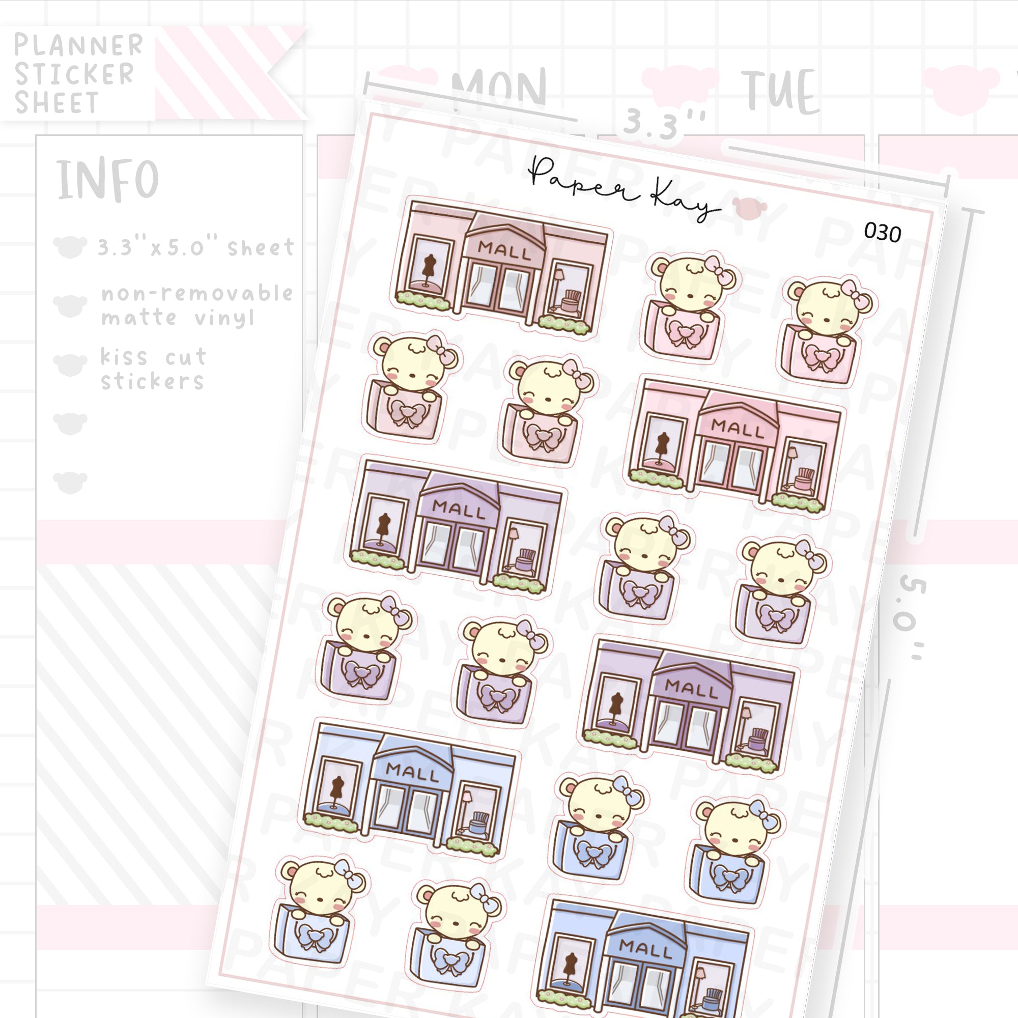 Shopping Sticker Sheet