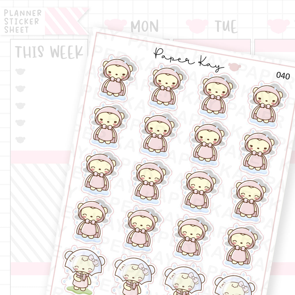 Rainy Weather Sticker Sheet