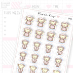 Thunderstorm / Snowy Weather Sticker Sheet