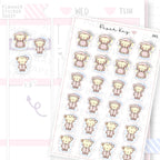 Thunderstorm / Snowy Weather Sticker Sheet