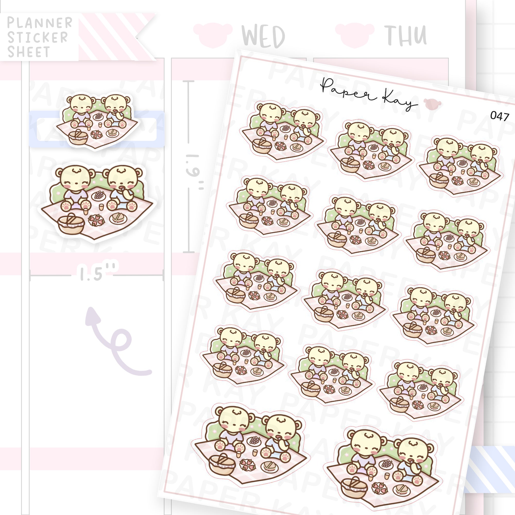 Picnic Sticker Sheet