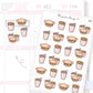 Fast Food / Burger / Fries Sticker Sheet