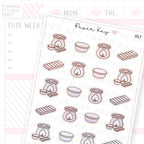 Wax Melt / Wax Warmer Sticker Sheet