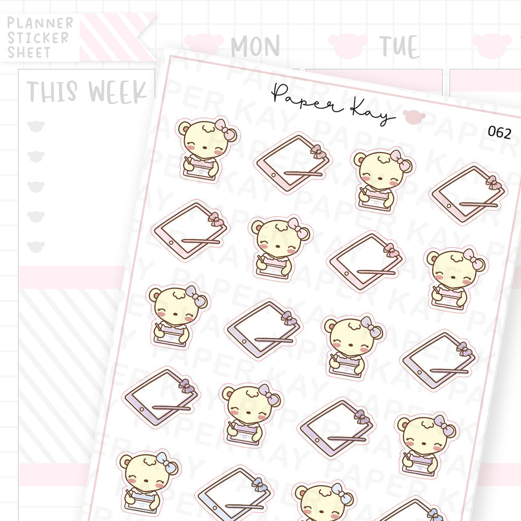 Tablet Drawing / Designing Sticker Sheet
