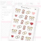 Wedding / Engagement Sticker Sheet