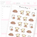 Milk and Cookies Sticker Sheet
