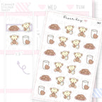 Milk and Cookies Sticker Sheet