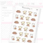 Milk and Cookies Sticker Sheet