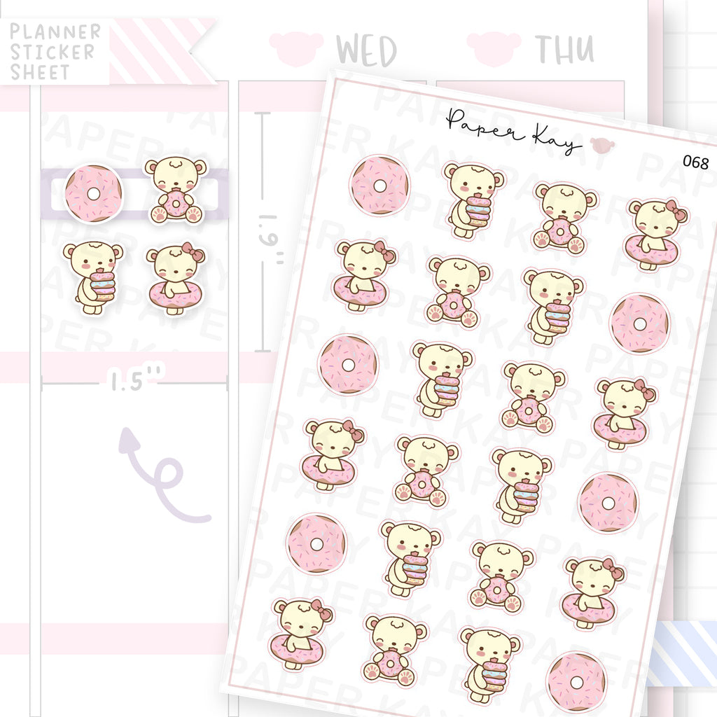 Doughnuts Sticker Sheet