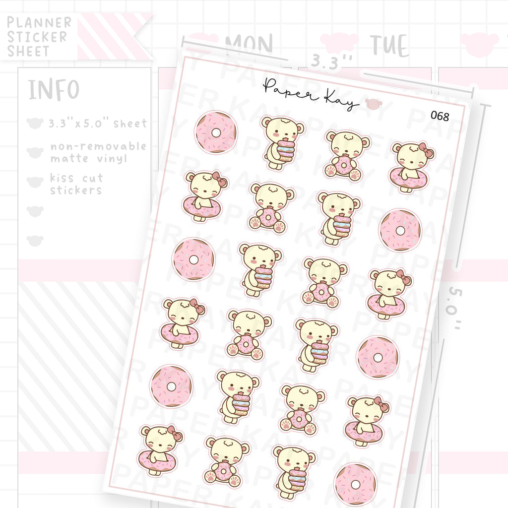 Doughnuts Sticker Sheet