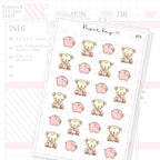 Piggy Bank / Save Money Sticker Sheet