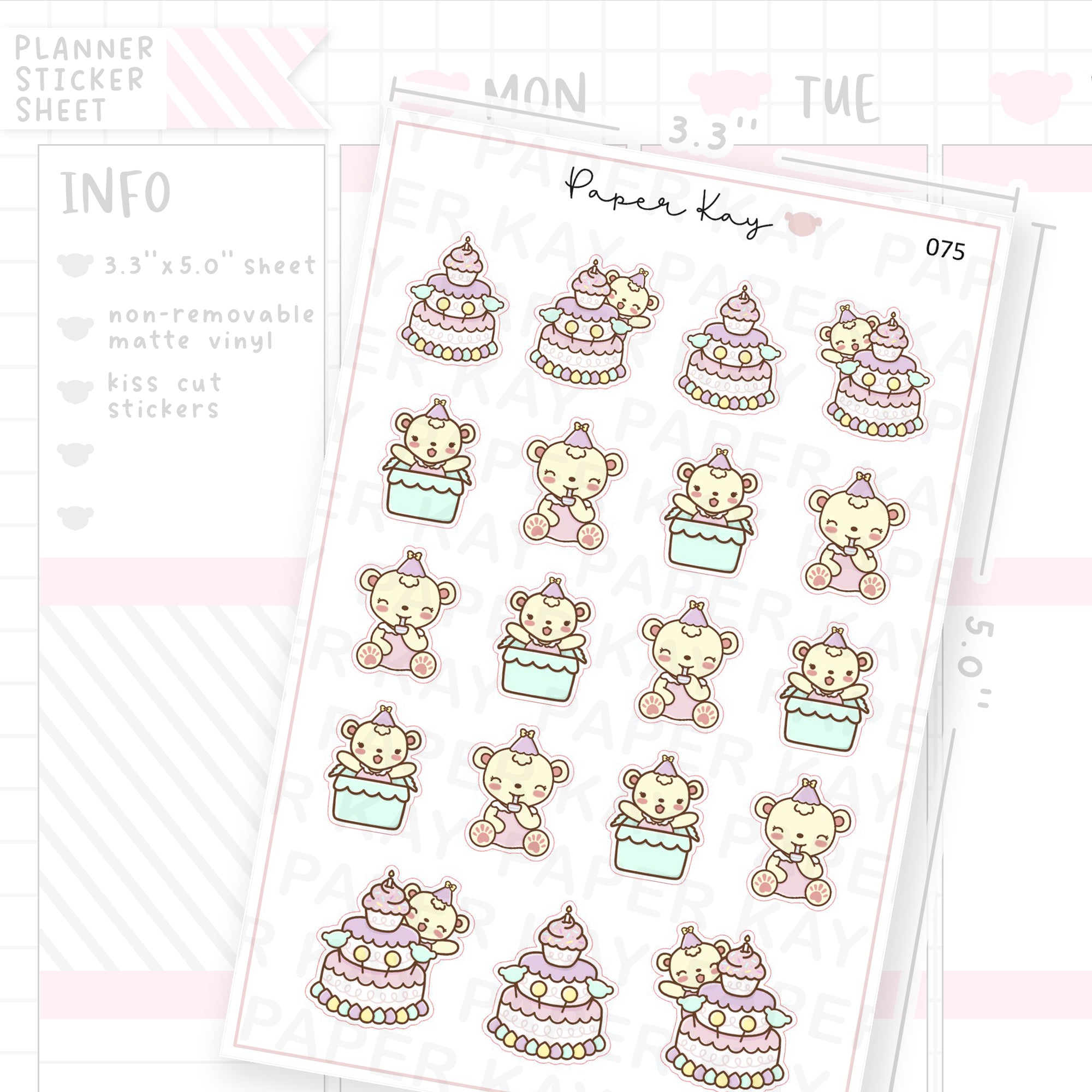 Birthday Sticker Sheet