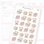 Tea Cup and Pot Sticker Sheet