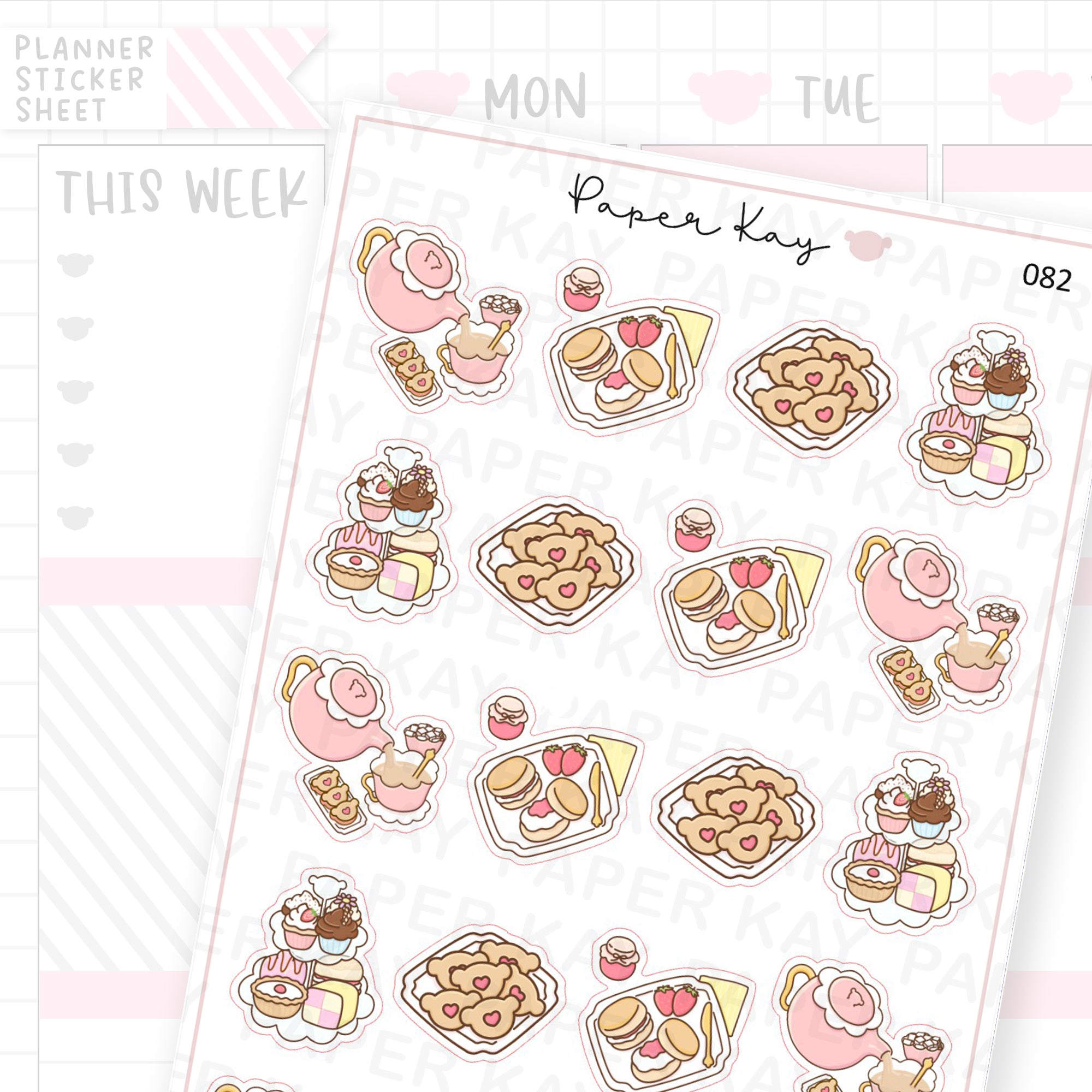 Afternoon Tea Sticker Sheet