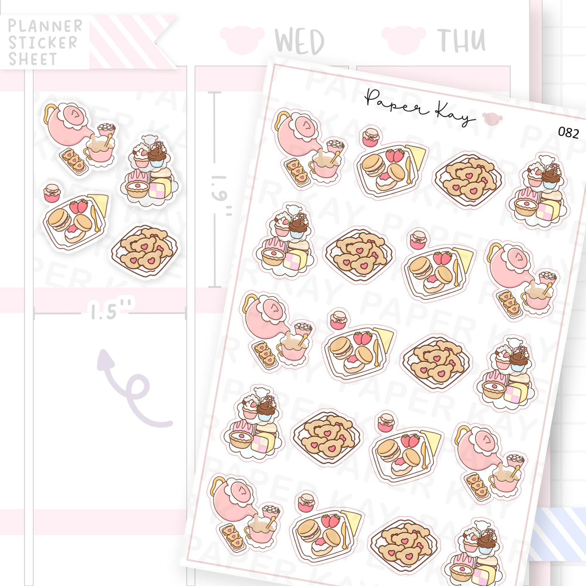 Afternoon Tea Sticker Sheet