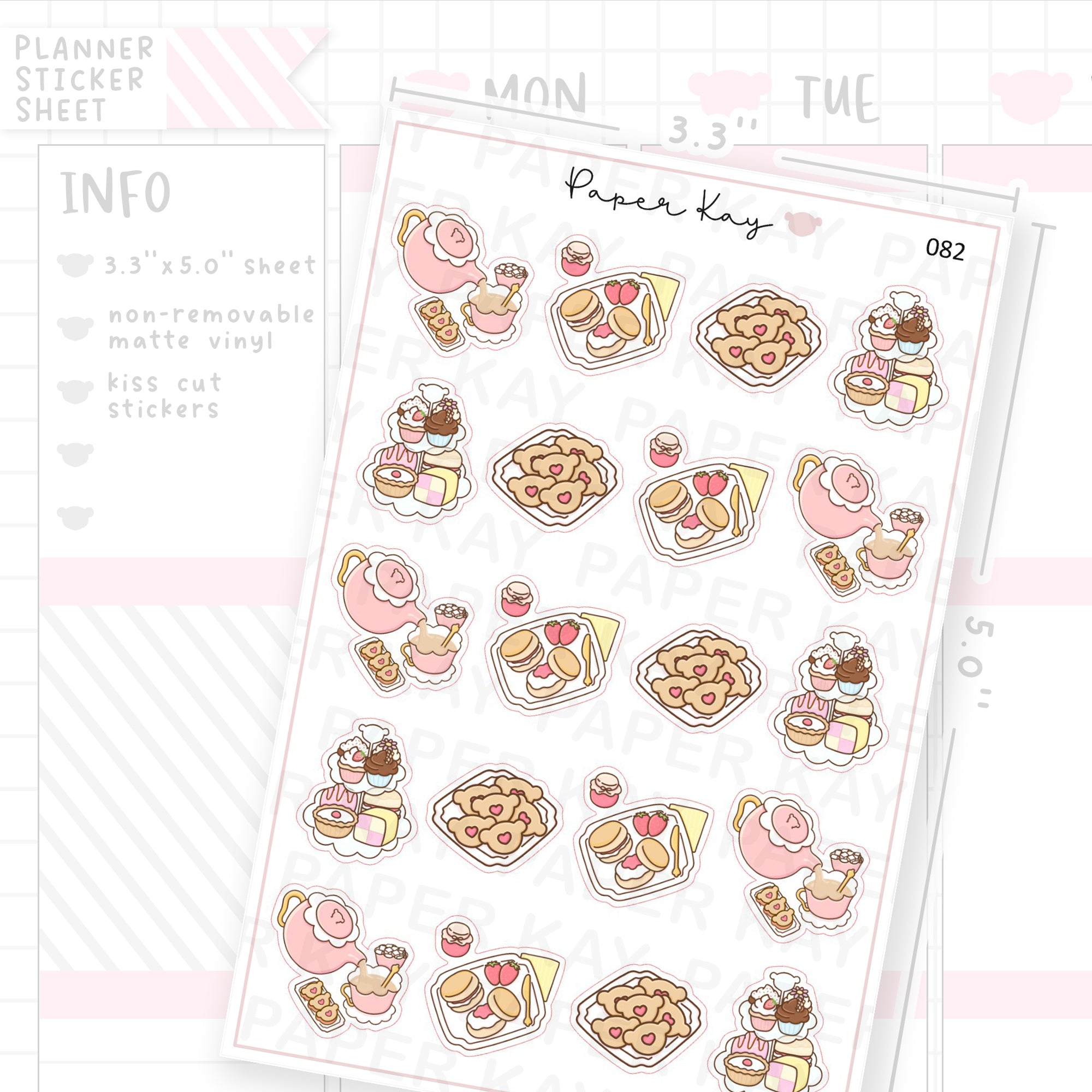 Afternoon Tea Sticker Sheet