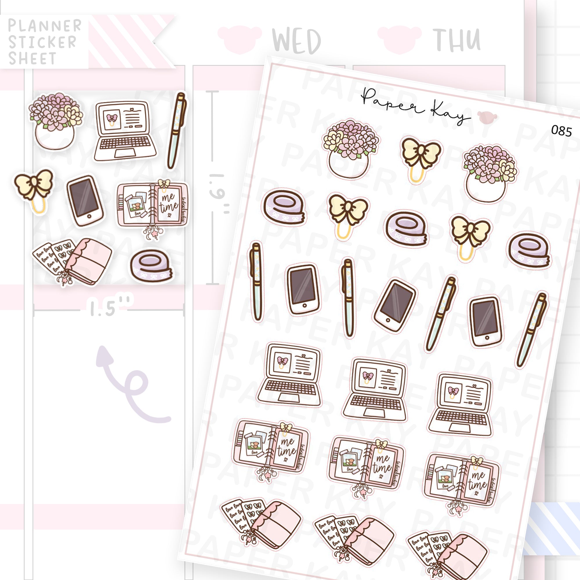 Planning Time Deco Sticker Sheet