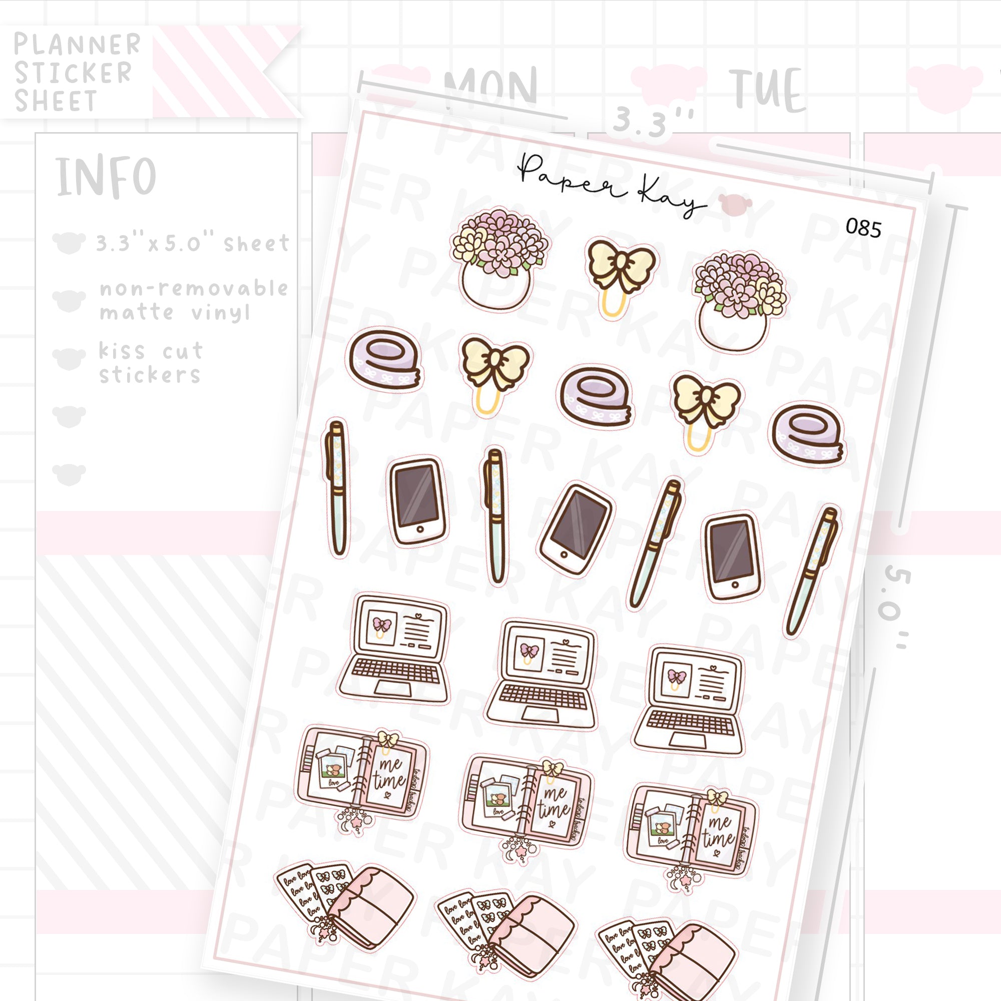 Planning Time Deco Sticker Sheet