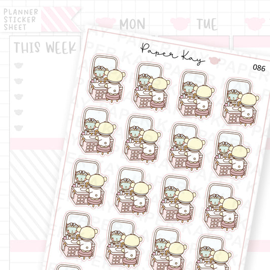 Skincare/ Pamper Sticker Sheet