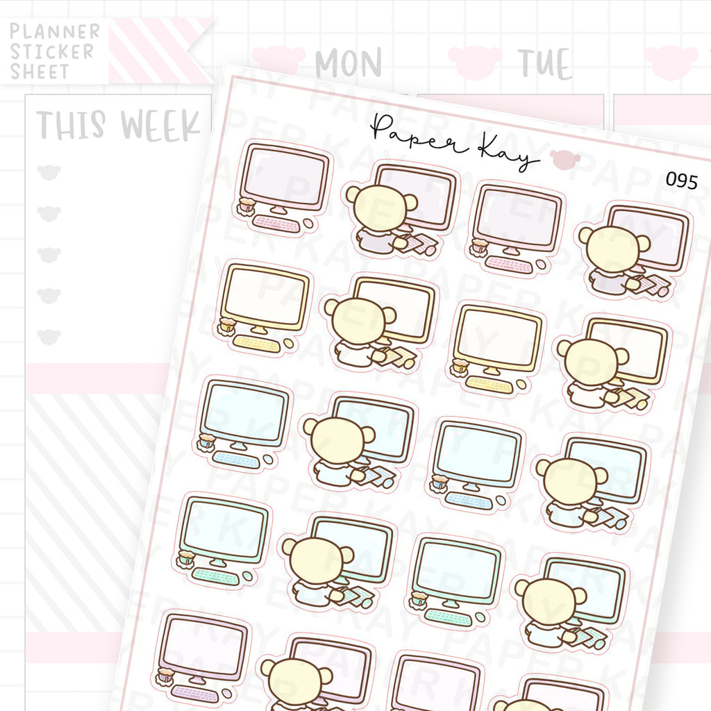 Computer / Work Sticker Sheet