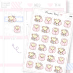 Cosy / Lazy Day Sticker Sheet