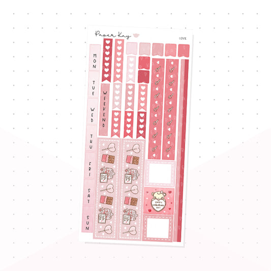 Love Hobonichi Weeks Kit - Planner Stickers