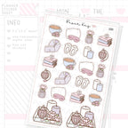 Cosy / Lazy Day Doodle Sticker Sheet