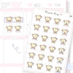 Sad / Upset Mood Sticker Sheet