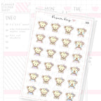 Sad / Upset Mood Sticker Sheet