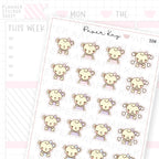 Frustrated / Angry Mood Sticker Sheet