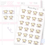Frustrated / Angry Mood Sticker Sheet
