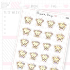 Unwell / Nauseated Mood Sticker Sheet