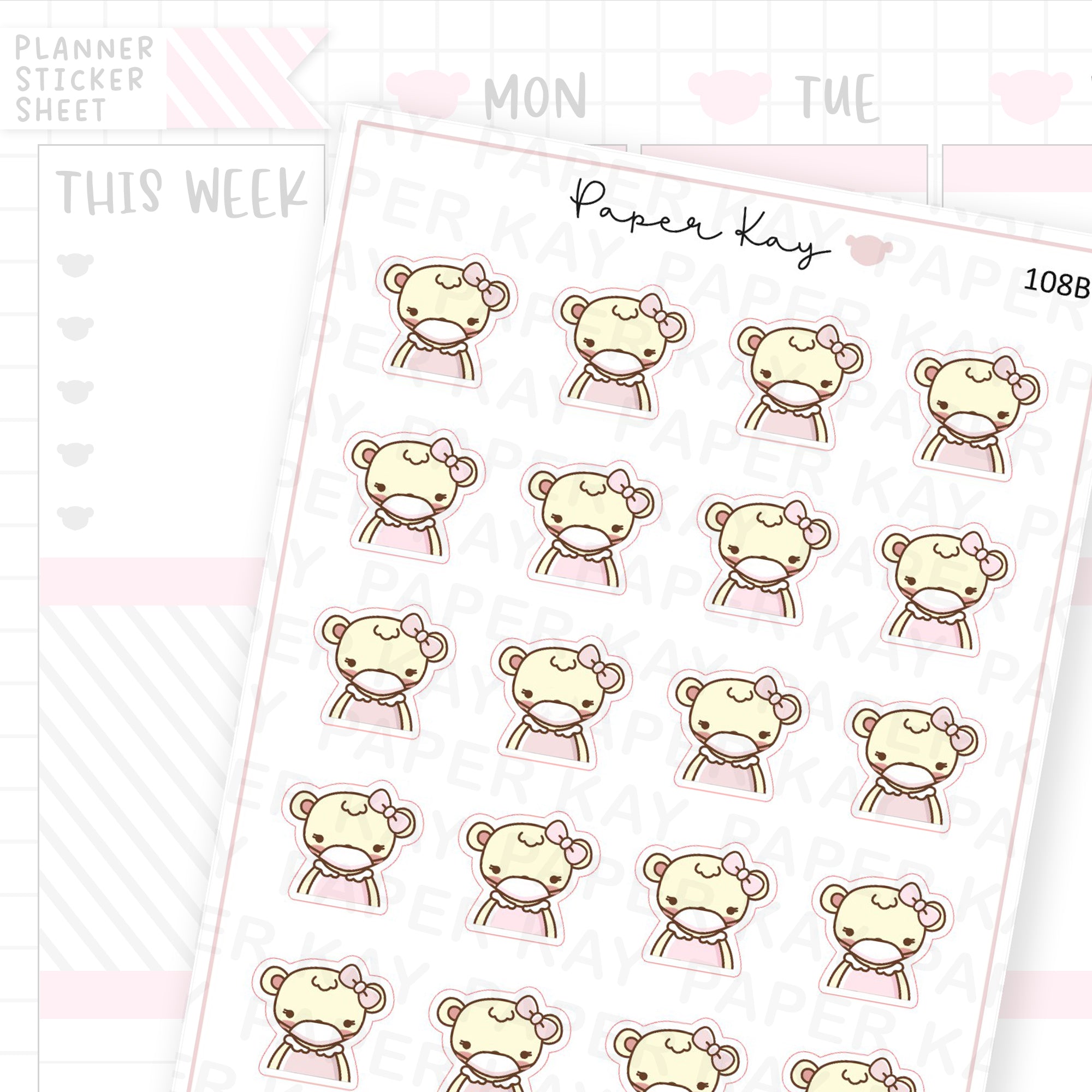 Face Covering / Face Mask Sticker Sheet