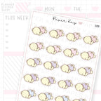Fed Up Mood Sticker Sheet