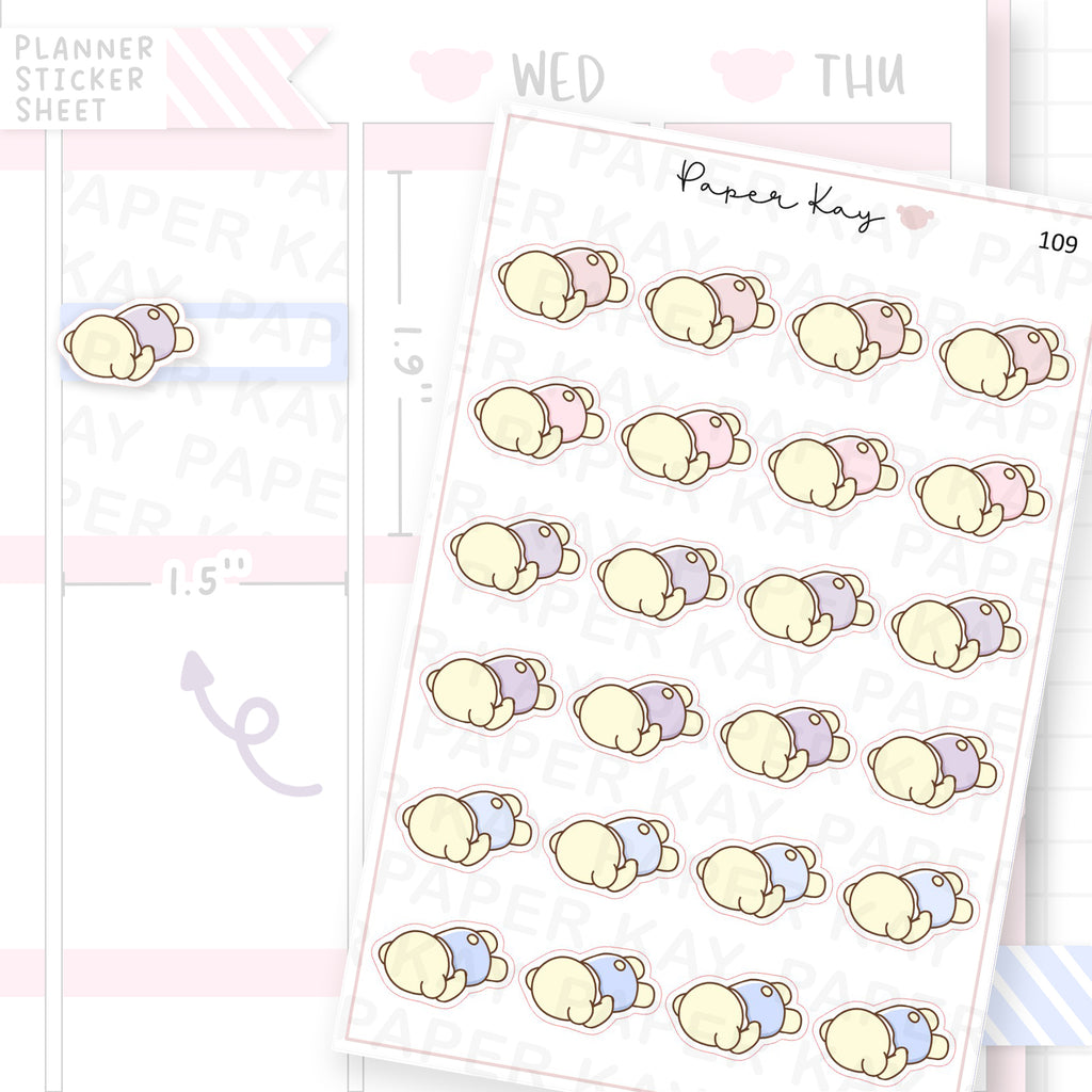 Fed Up Mood Sticker Sheet