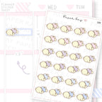 Fed Up Mood Sticker Sheet