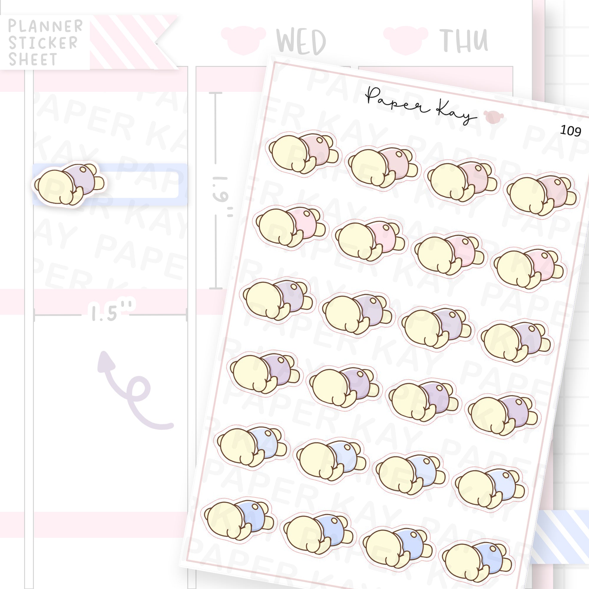 Fed Up Mood Sticker Sheet