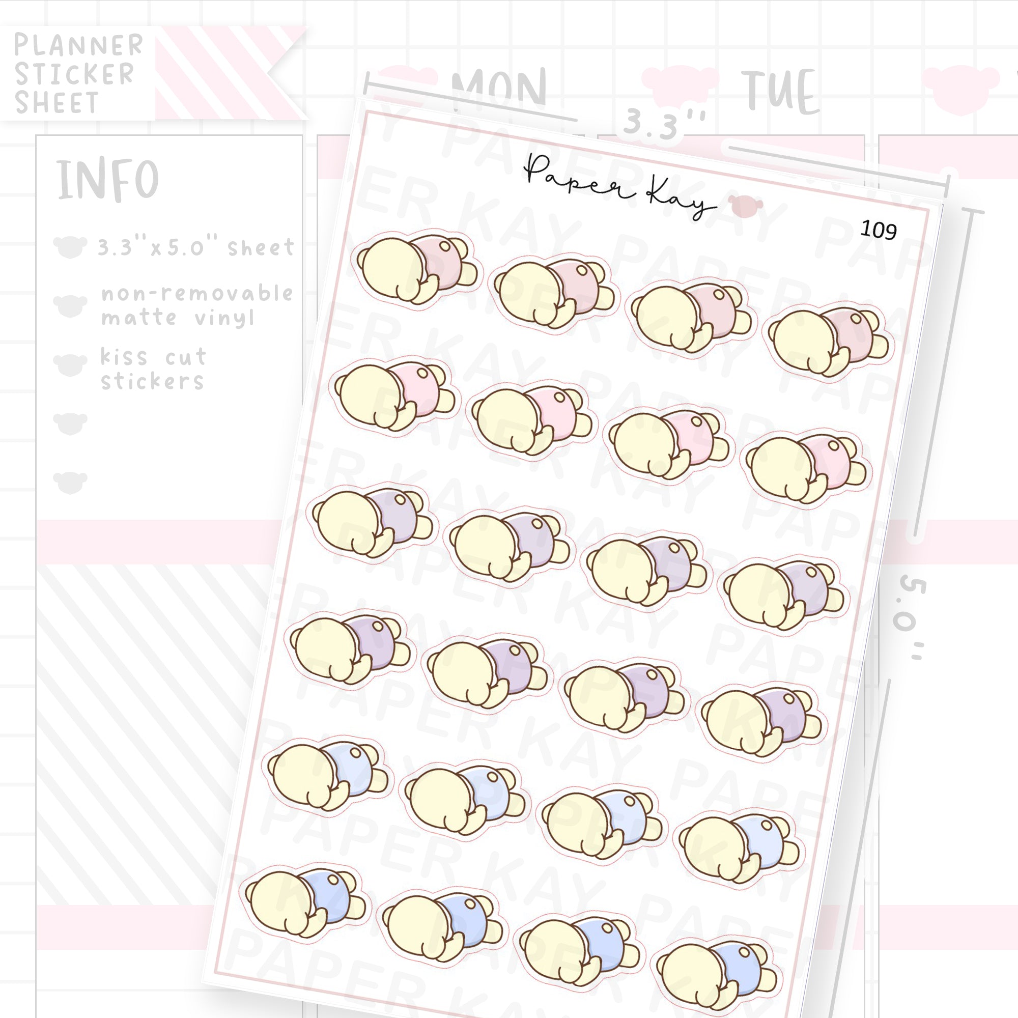 Fed Up Mood Sticker Sheet