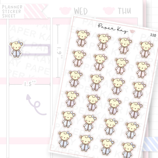 PJ / Pyjama Day Sticker Sheet